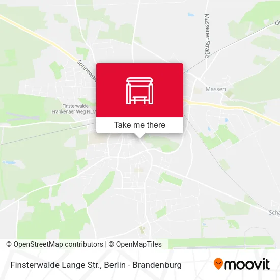 Карта Finsterwalde Lange Str.
