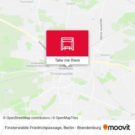 Карта Finsterwalde Friedrichpassage