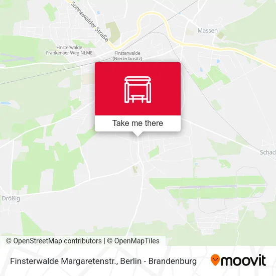 Карта Finsterwalde Margaretenstr.