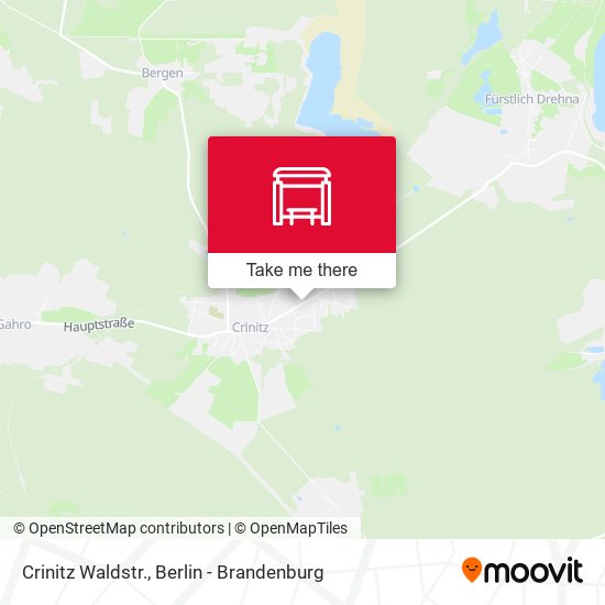 Crinitz Waldstr. map