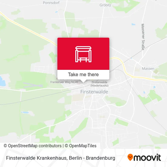 Finsterwalde Krankenhaus map