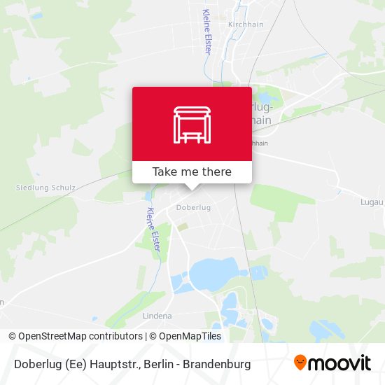 Doberlug (Ee) Hauptstr. map