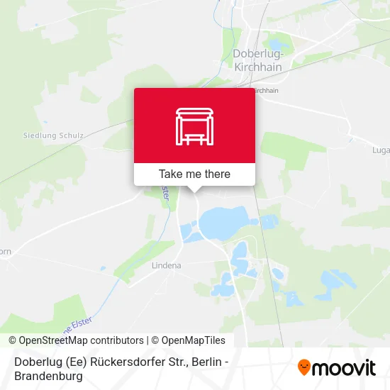 Карта Doberlug (Ee) Rückersdorfer Str.