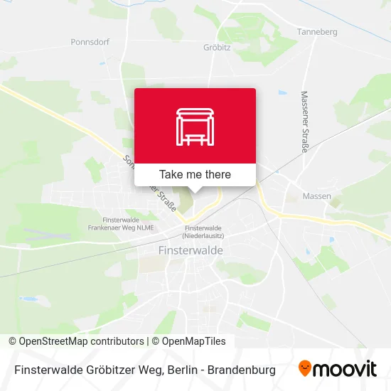 Finsterwalde Gröbitzer Weg map