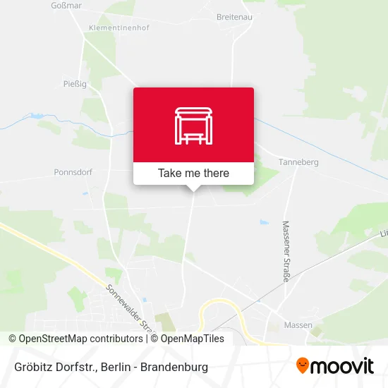 Карта Gröbitz Dorfstr.