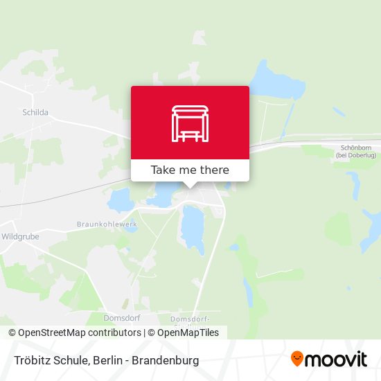 Tröbitz Schule map