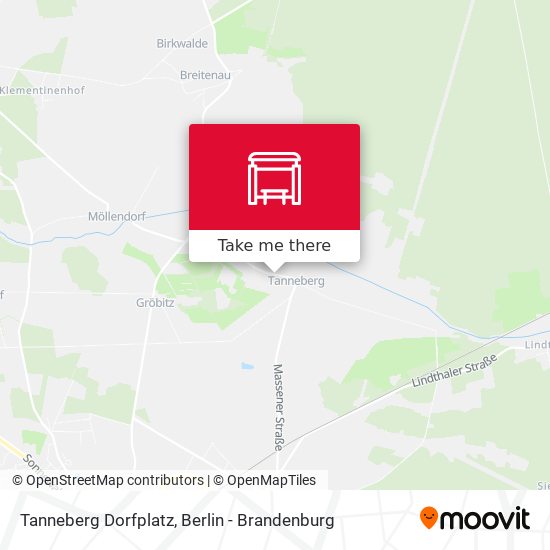 Tanneberg Dorfplatz map