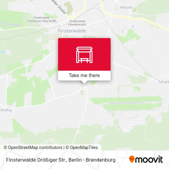 Карта Finsterwalde Drößiger Str.