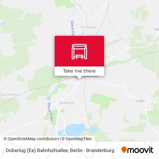 Doberlug (Ee) Bahnhofsallee map