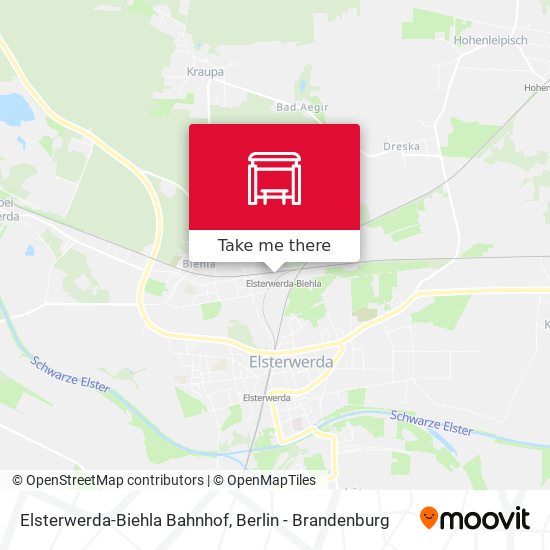Elsterwerda-Biehla Bahnhof map