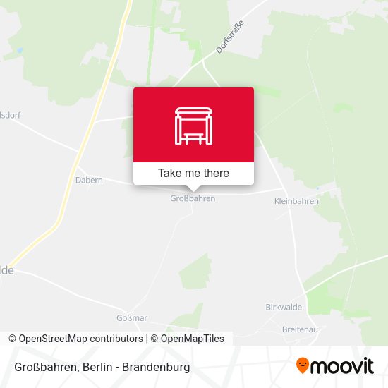 Großbahren map