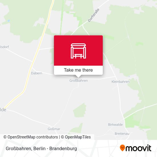Großbahren map