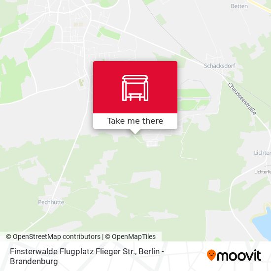 Finsterwalde Flugplatz Flieger Str. map