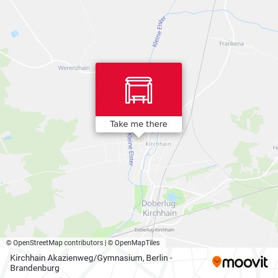 Kirchhain Akazienweg/Gymnasium map