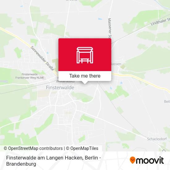 Карта Finsterwalde am Langen Hacken