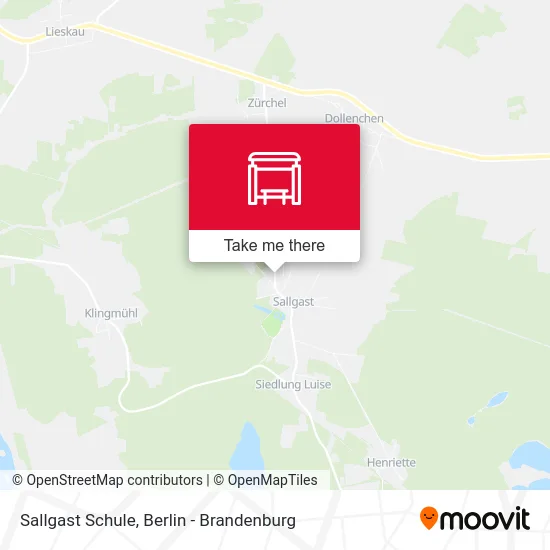 Sallgast Schule map