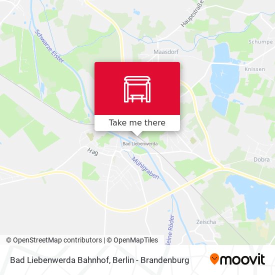 Bad Liebenwerda Bahnhof map