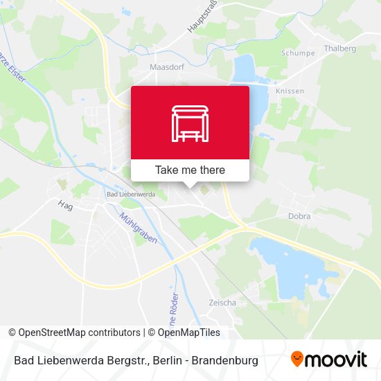 Карта Bad Liebenwerda Bergstr.