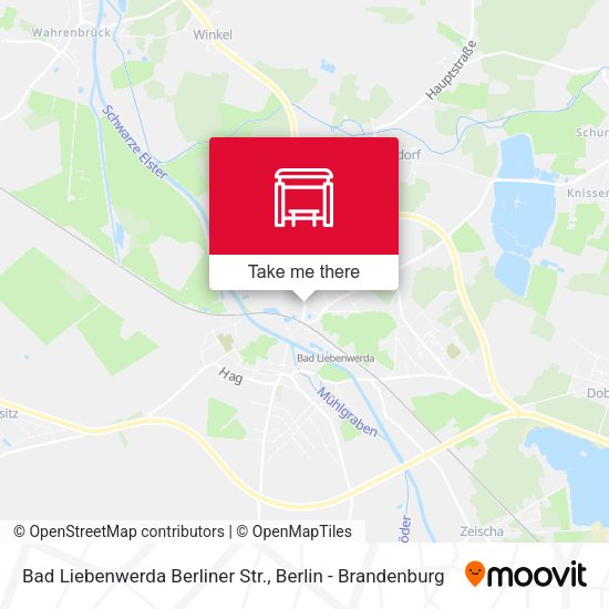 Карта Bad Liebenwerda Berliner Str.