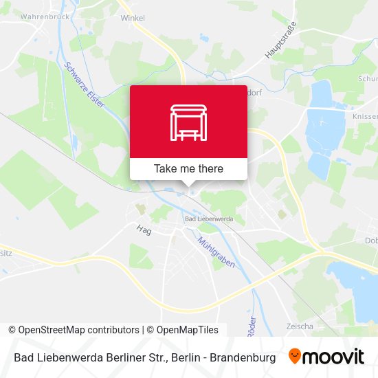 Карта Bad Liebenwerda Berliner Str.