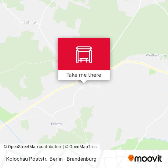 Kolochau Poststr. map
