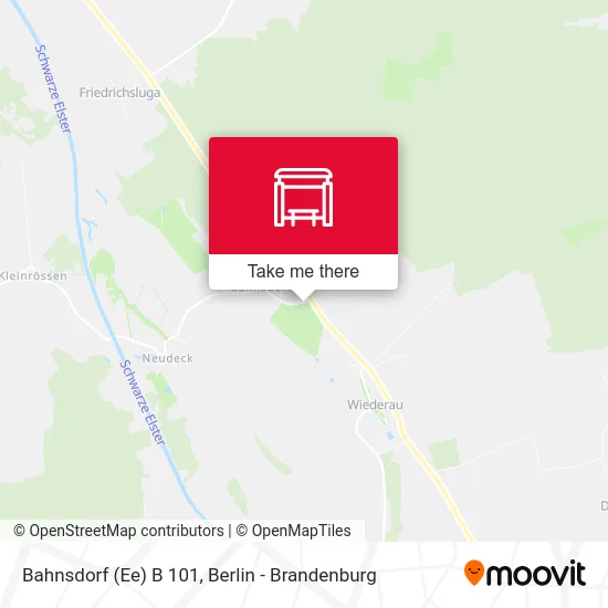 Bahnsdorf (Ee) B 101 map