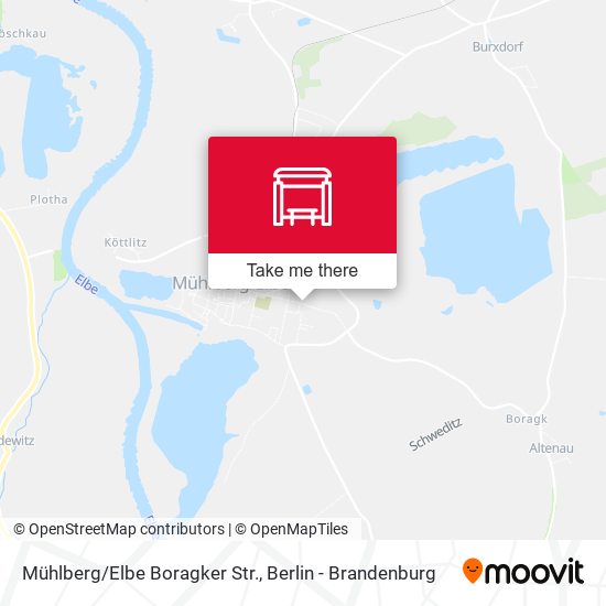 Mühlberg/Elbe Boragker Str. map