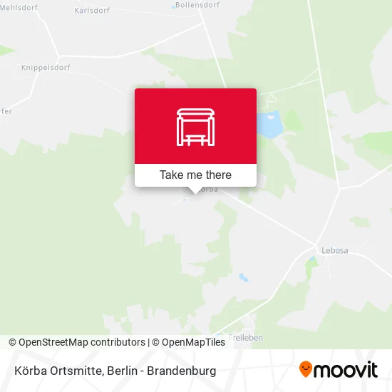 Карта Körba Ortsmitte