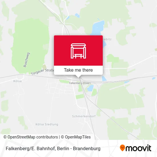 Falkenberg/E. Bahnhof map