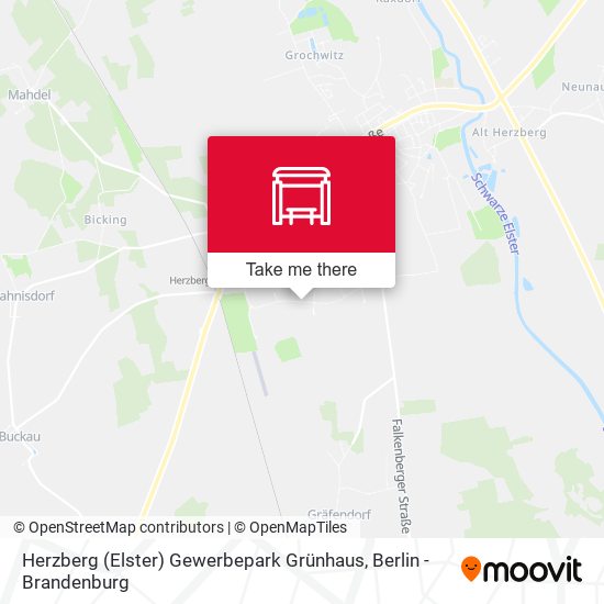 Herzberg (Elster) Gewerbepark Grünhaus map