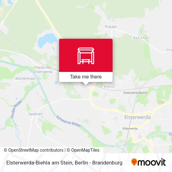 Карта Elsterwerda-Biehla am Stein