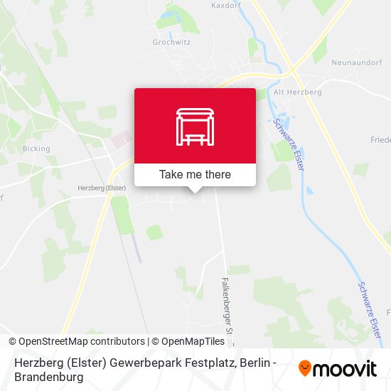 Herzberg (Elster) Gewerbepark Festplatz map