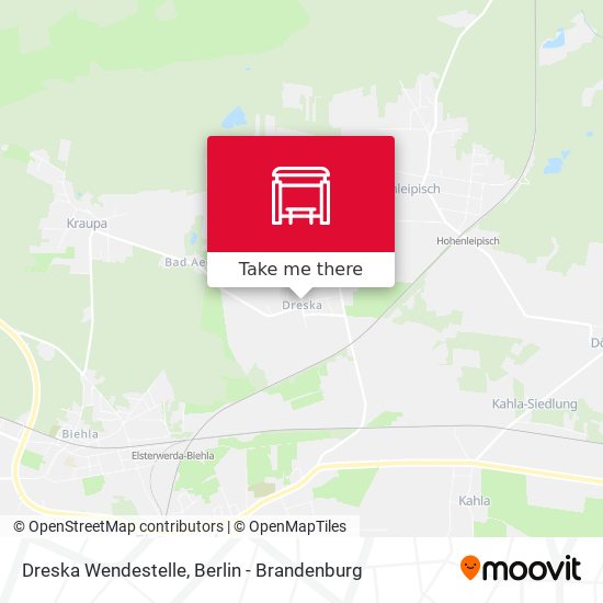 Dreska Wendestelle map