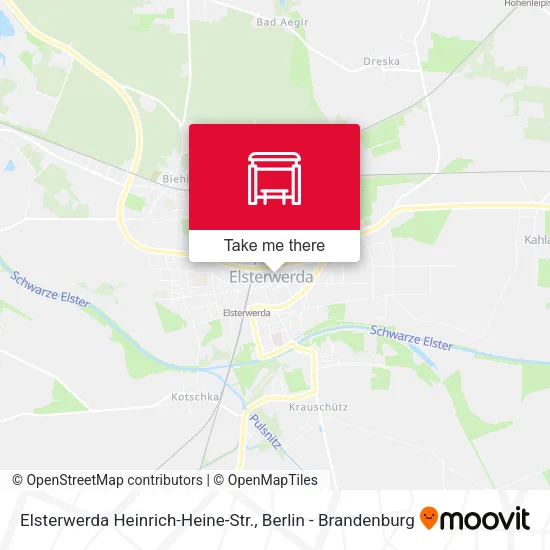 Карта Elsterwerda Heinrich-Heine-Str.