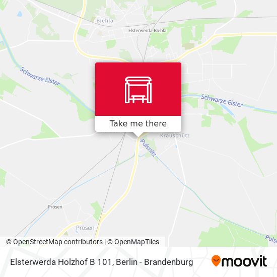 Elsterwerda Holzhof B 101 map