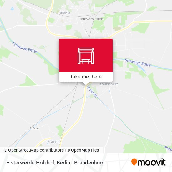 Elsterwerda Holzhof B 101 map