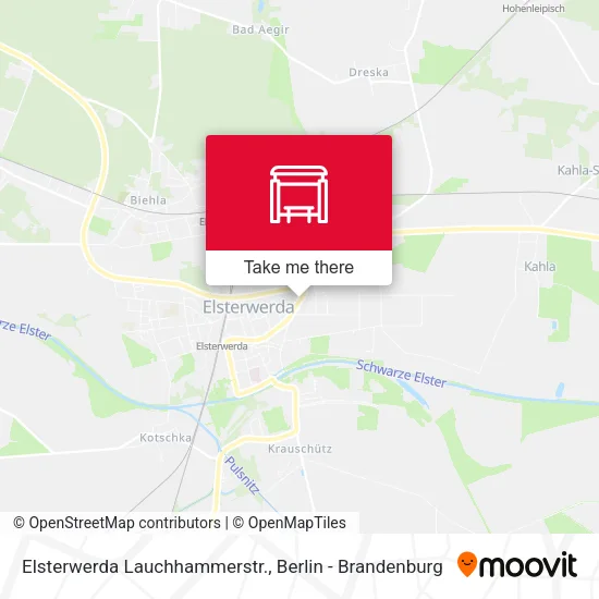 Карта Elsterwerda Lauchhammerstr.