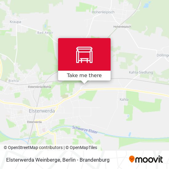 Elsterwerda Weinberge map