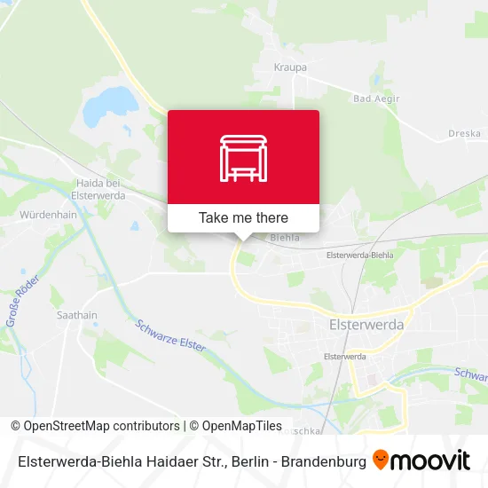 Карта Elsterwerda-Biehla Haidaer Str.