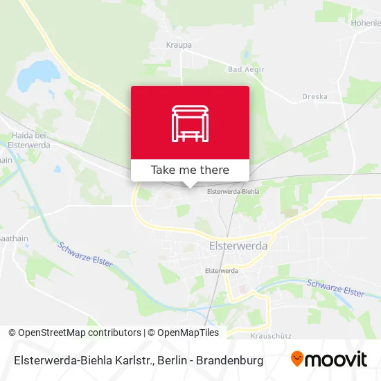 Карта Elsterwerda-Biehla Karlstr.
