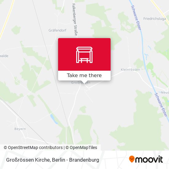 Großrössen Kirche map