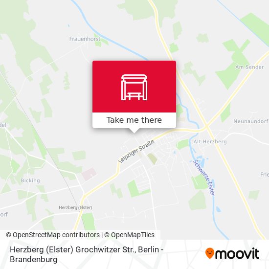 Herzberg (Elster) Grochwitzer Str. map