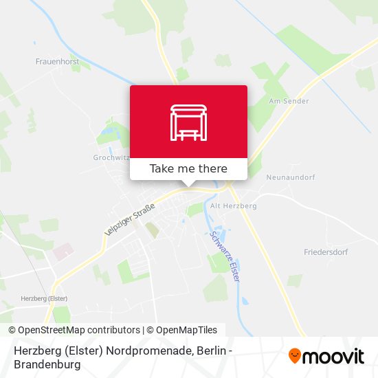 Herzberg (Elster) Nordpromenade map