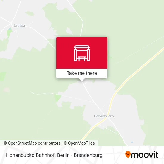 Hohenbucko Bahnhof map