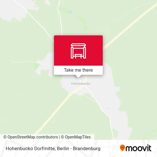 Hohenbucko Dorfmitte map