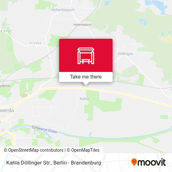 Карта Kahla Döllinger Str.