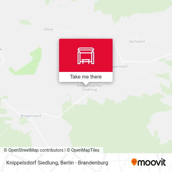 Knippelsdorf Siedlung map