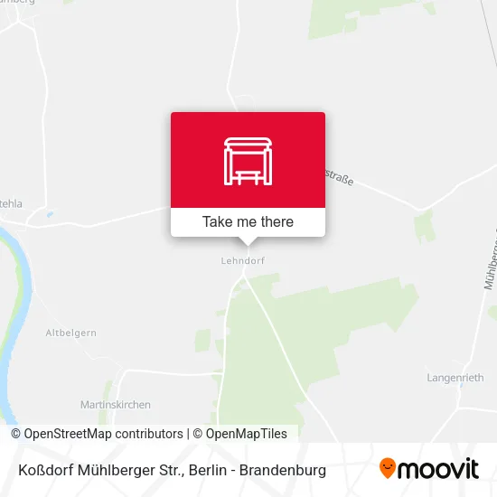 Карта Koßdorf Mühlberger Str.