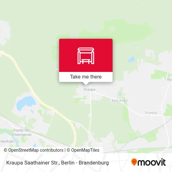 Kraupa Saathainer Str. map