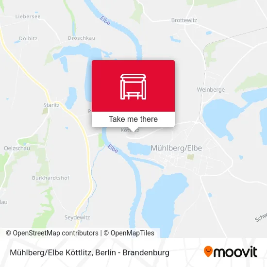 Карта Mühlberg/Elbe Köttlitz
